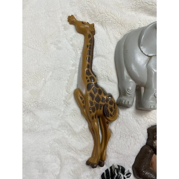 Vintage Burwood Wall Hanging Decor Room Nursery Zoo Animals Made in USA Set of 5 - Picture 4 of 9